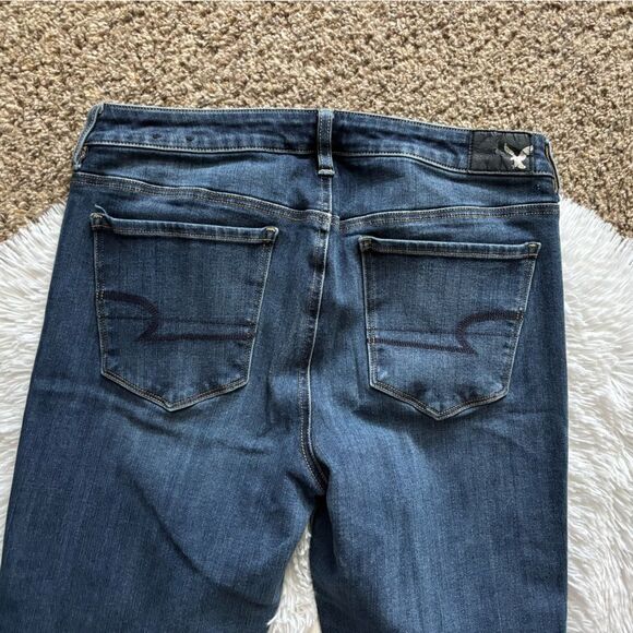 American Eagle Jeans Hi Rise Jegging 360 Super Stretch Womens Size 10 - Picture 4 of 8